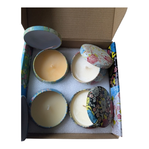 Elegant 4 Scented Candles. - Picture 1 of 11